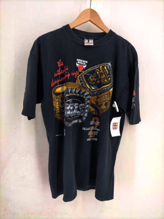 USED古着(ユーズドフルギ) JOSTENS SPORTSWEAR 1992コピーライト CHICAGO BULLS プリントTシャツ メンズ JPN：L