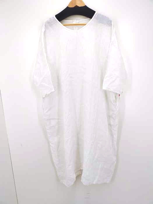 nest Robe(ネストローブ) リネン Vネックワンピース レディース 表記無