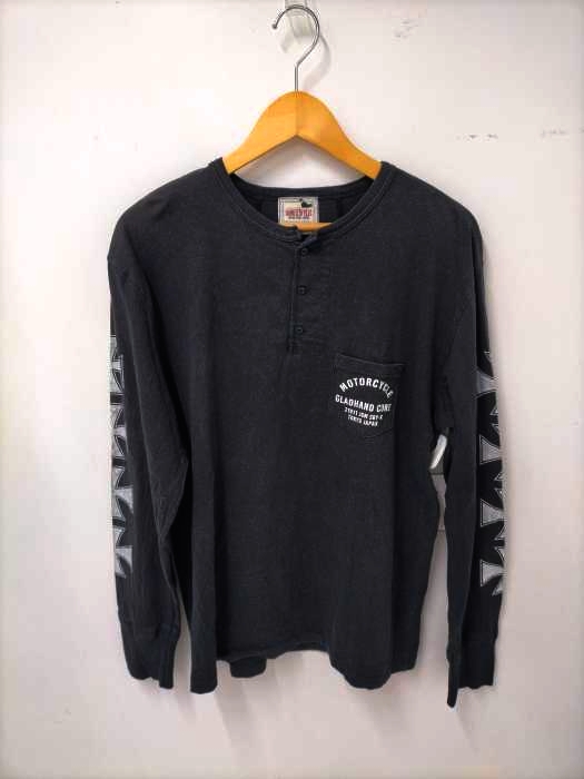 GANGSTERVILLE(ギャングスタビル) ヘンリーネック L/S TEE メンズ JPN：L