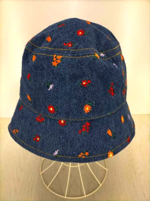 X-girl(エックスガール) 20SS EMB FLOWER DENIM HAT レディース ONE SIZE