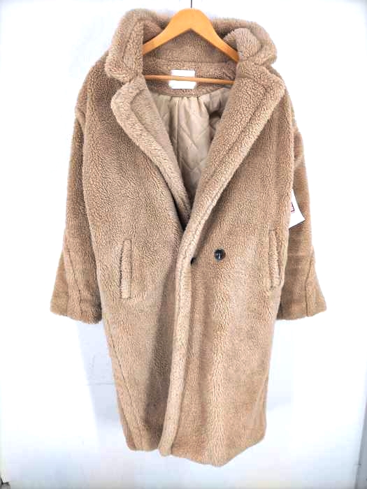 ロジャーアンドロー Roger & Raw テディベアボアロングコート レディース JPN：M
