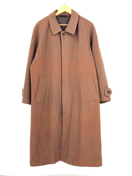 ニコルサンジル NICOLE ST GILLES カシミヤ混 ウールステンカラーコート メンズ import：M