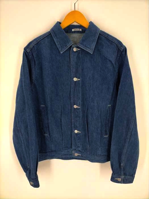 オーラリー AURALEE 22AW SELVEDGE LIGHT DENIM BLOUSON メンズ JPN：4