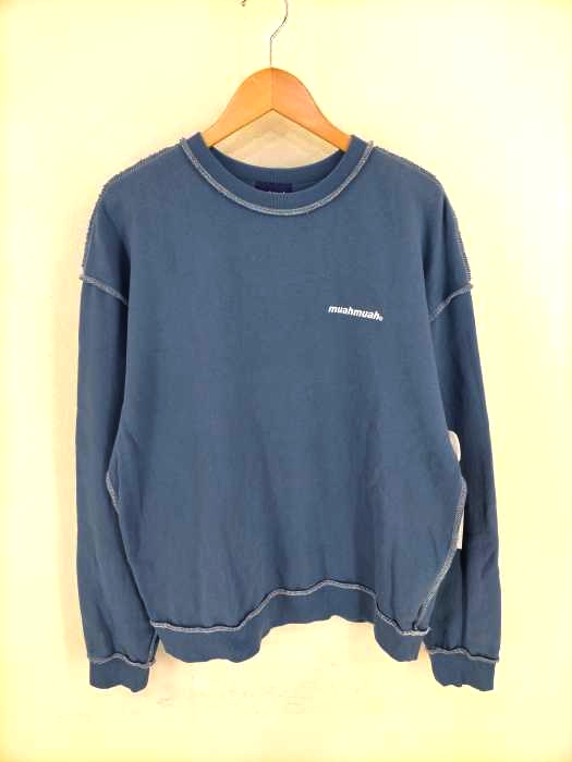 ユーズドフルギ USED古着 {{MUAHMUAH}} プリントクルーネックスウェット レディース FREE