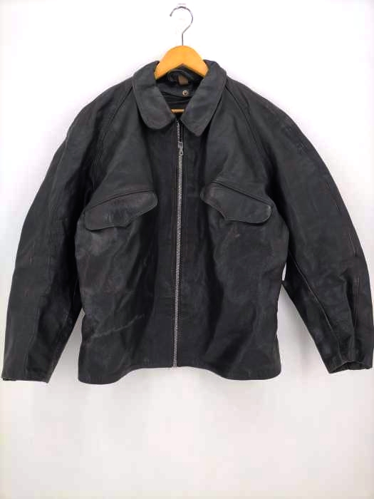 ユーズドフルギ USED古着 50S~60S PRENTICEジッパー レザージャケット メンズ  2