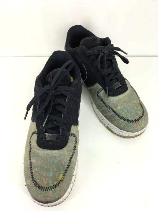 ナイキ NIKE AIR FORCE 1 CRATER BLACK/BLACK-PHOTON DUST-DK SMOKE GREY メンズ JPN：27