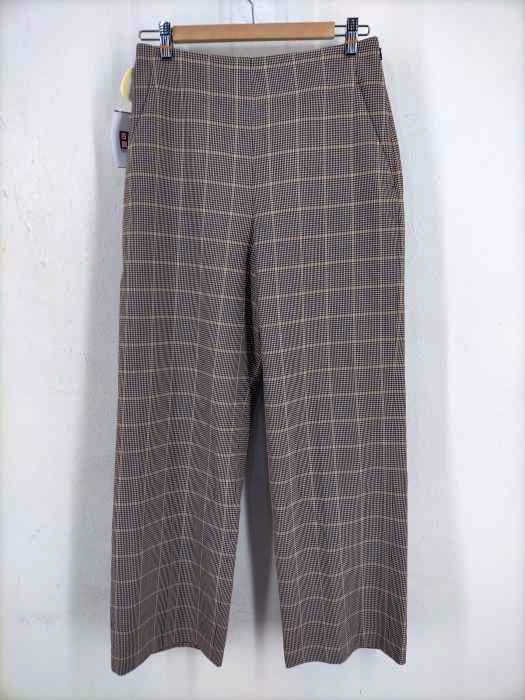 ユナイテッドアローズ UNITED ARROWS チェックワイドパンツ レディース JPN：40