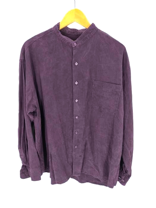 ユーズドフルギ USED古着 robert barakett ヘリンボーンバンドカラーシャツ メンズ JPN：XL
