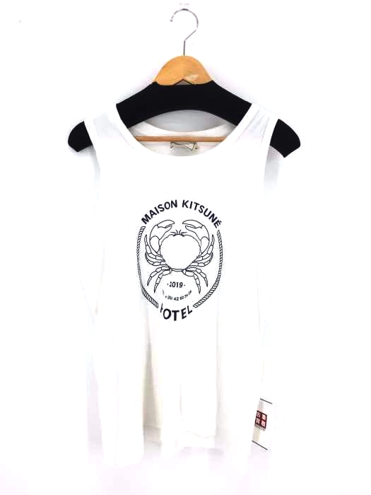 MAISON KITSUNE メゾンキツネ(メゾンキツネ) HOTEL プリントタンクトップ メンズ JPN：M