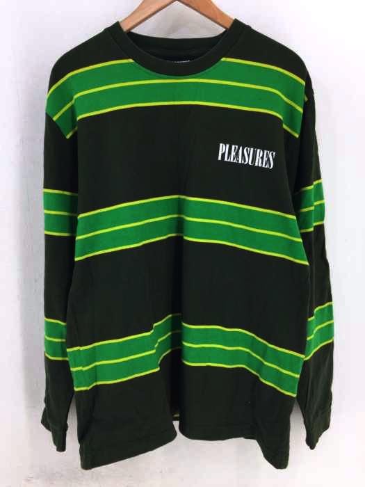 PLEASURES(プレジャーズ) PIRIT STRIPE ロングスリーブTシャツ メンズ JPN：M