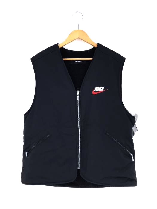 Supreme(シュプリーム) Reversible Nylon Sherpa Vest メンズ JPN：L