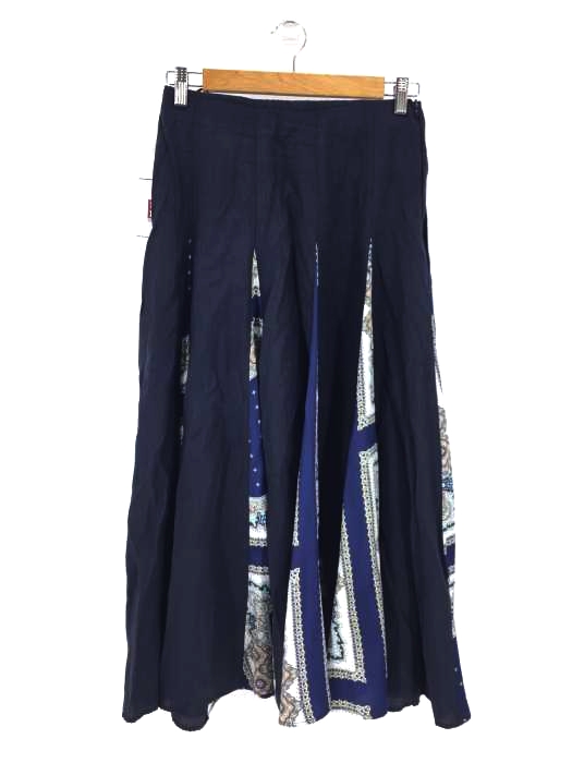 ZARA(ザラ) ペイズリー柄切替 ロングスカート レディース JPN:M