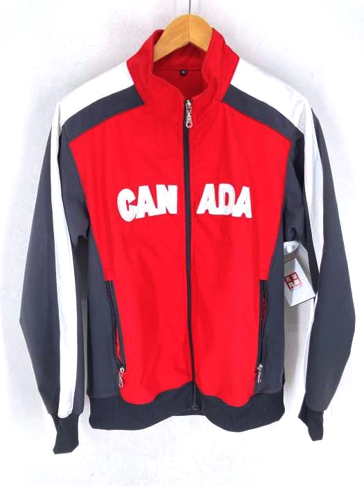 USED古着(ユーズドフルギ) CANADAワッペンロゴ ジップアップブルゾン メンズ JPN：S