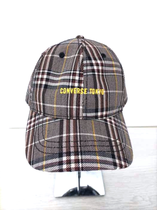 CONVERSE TOKYO(コンバース トウキョウ) チェック柄ロゴBB CAP メンズ 表記無