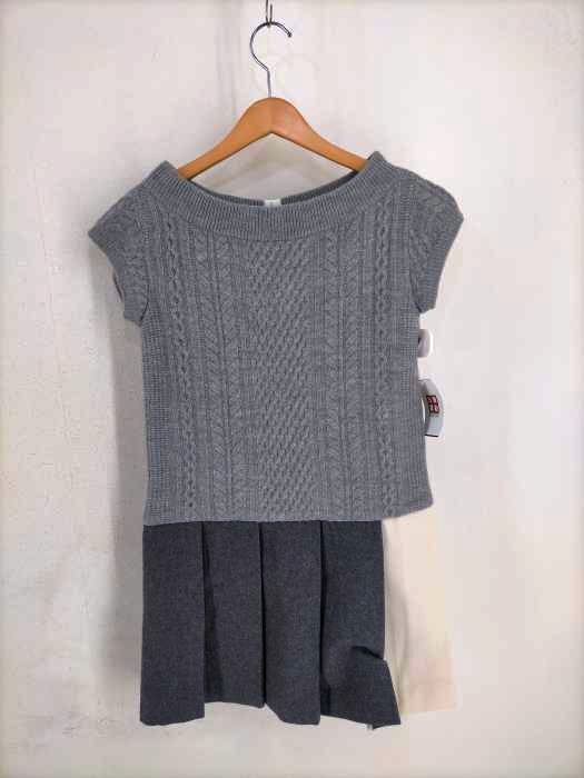 sacai luck(サカイラック) ニット切替プリーツワンピース レディース JPN:1