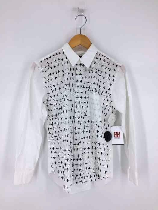 COMME des GARCONS HOMME DEUX(コムデギャルソンオムドゥ) クロス 総柄プリント コットンシャツ メンズ JPN：XS