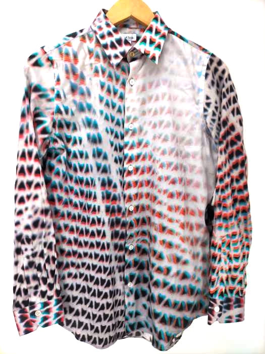 Paul Smith(ポールスミス) 総柄 コットンシャツ メンズ import：S