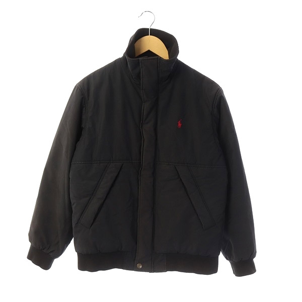 Polo by RALPH LAUREN(ポロバイラルフローレン) ポロ バイ ラルフローレン Polo by Ralph Lauren 中綿ジャケット 裏起毛 アウター 160 黒 ブラック /MF キッズ レディース  160