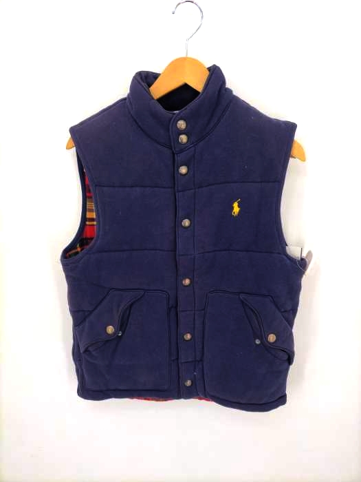 Polo by RALPH LAUREN(ポロバイラルフローレン) 裏地チェックスナップベスト メンズ JPN：S