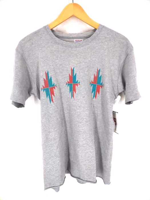USED古着(ユーズドフルギ) ネイティブプリント クルーネックTシャツ メンズ JPN:M