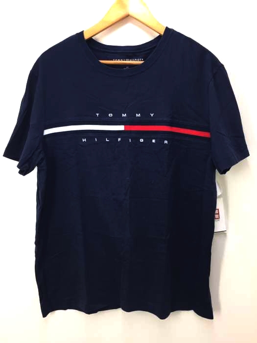 TOMMY HILFIGER(トミーヒルフィガー) ラインフラッグロゴTシャツ メンズ JPN：L