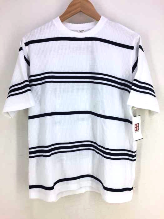 EDIFICE(エディフィス) ワッフルボーダーTシャツ メンズ  S