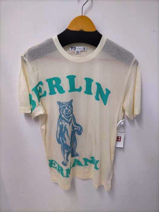 Y-3(ワイスリー) BERLIN ERMANY フロントロゴラバープリントTシャツ メンズ JPN:S