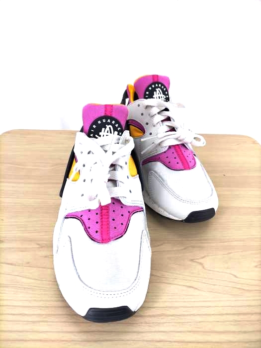 NIKE(ナイキ) AIR HUARACHE LIGHT BONE/LETHAL PINK-UNIVERSITY GOLD ハラチ メンズ JPN：25