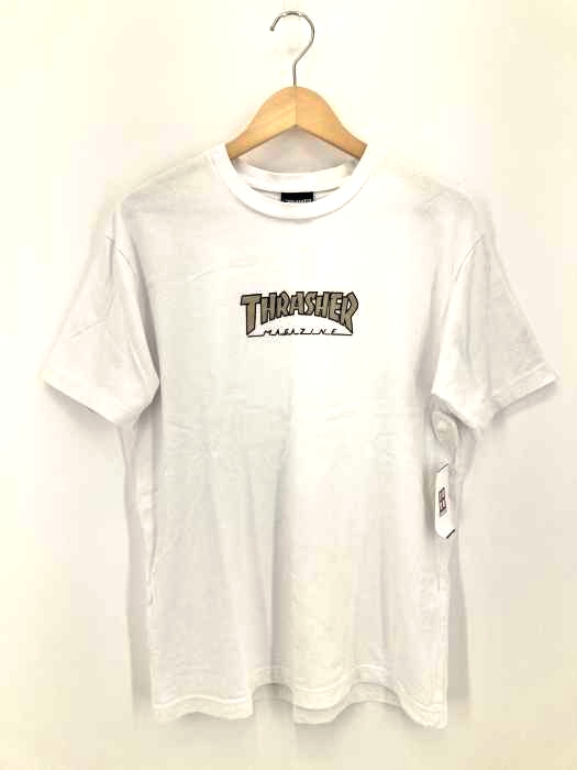 THRASHER MAGAZINE(スラッシャーマガジン) フロッキープリントTシャツ メンズ JPN：M
