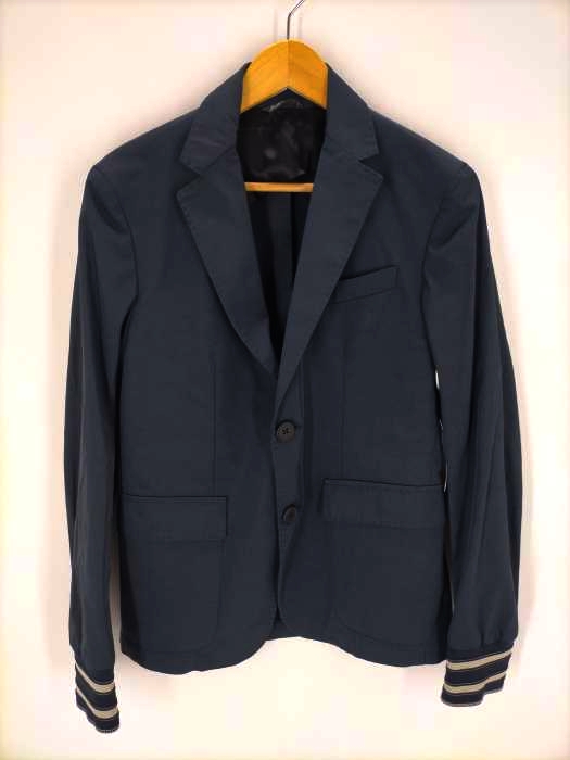 ANDREA POMPILIO(アンドレア ポンピリオ) 17SS リブテーラードジャケット メンズ EUR：46