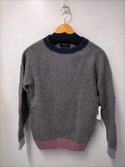 USED古着(ユーズドフルギ) {{Howlin}}配色リブウールセーター メンズ JPN：M