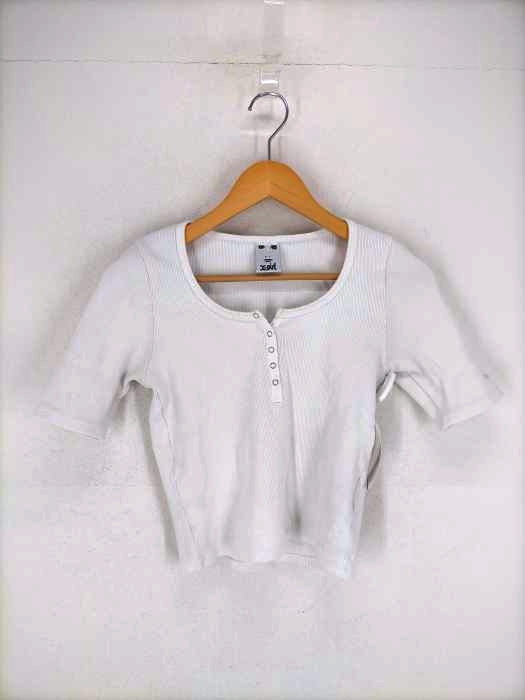 X-girl(エックスガール) 19SS HENLEY NECK H/S TOP レディース  1