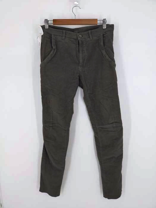 Nicolo Ceschi Berrini ピーチスキン 裾ジップ 3Dパンツ メンズ EUR：46-48