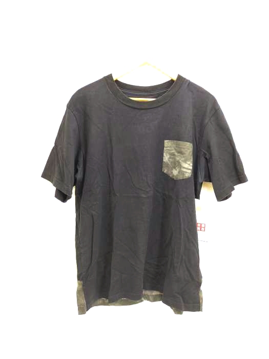 WHITE MOUNTAINEERING(ホワイトマウンテニアリング) TIE DYE PRINTED SWITCHING T-SHIRT タイダイ染め 胸ポケット クルーネック Tシャツ メンズ JPN：2
