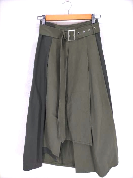 AMERI(アメリ) WRAP MILITARY SKIRT レディース  S