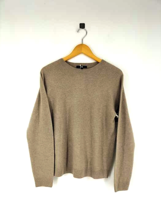 ユニクロ UNIQLO 3Dカシミヤクルーネックセーター レディース JPN：L