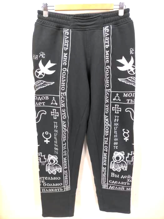 ケイティーゼット KTZ 総柄刺繍 スウェットパンツ メンズ  M