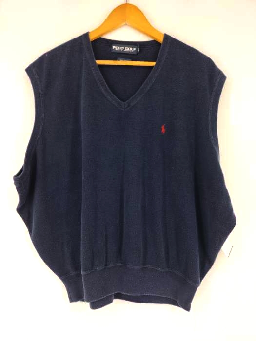 ポロゴルフラルフローレン POLO GOLF RALPH LAUREN Vネック ニットベスト メンズ JPN：XXL