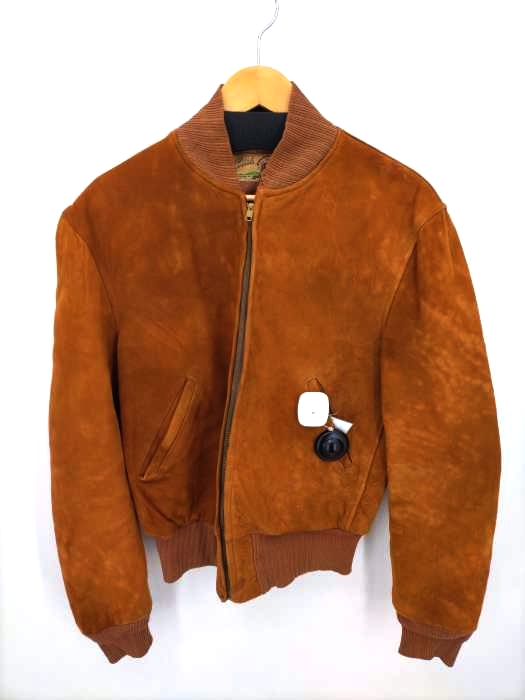ユーズドフルギ USED古着  {{CORRALS}} 50S WALDESジップ ピグスキンダービージャケット メンズ 表記無