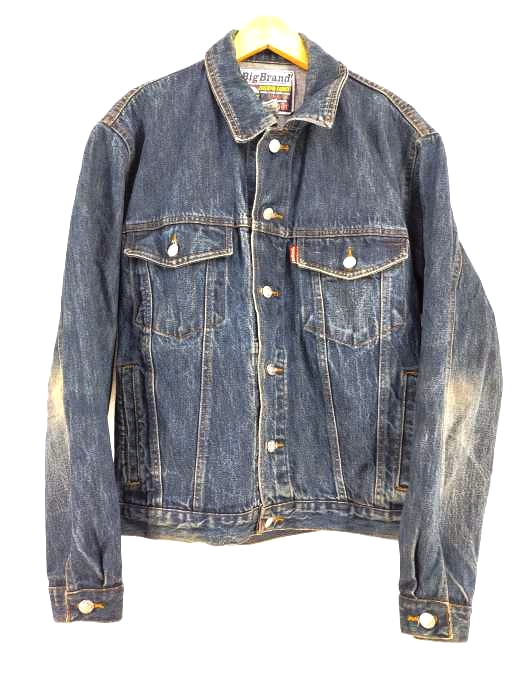 ユーズドフルギ USED古着 BIG BRAND イタリア製 WESTERN CUT 5POCKET DENIM JACKET メンズ import：S