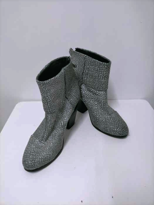 ラグアンドボーン rag & bone 型押し ヒールショートブーツ レディース  38.5