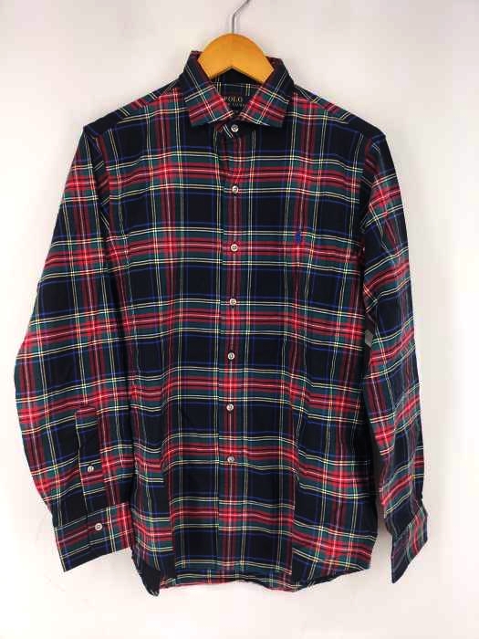 ポロラルフローレン POLO RALPH LAUREN マドラスチェックコットンシャツ メンズ  S