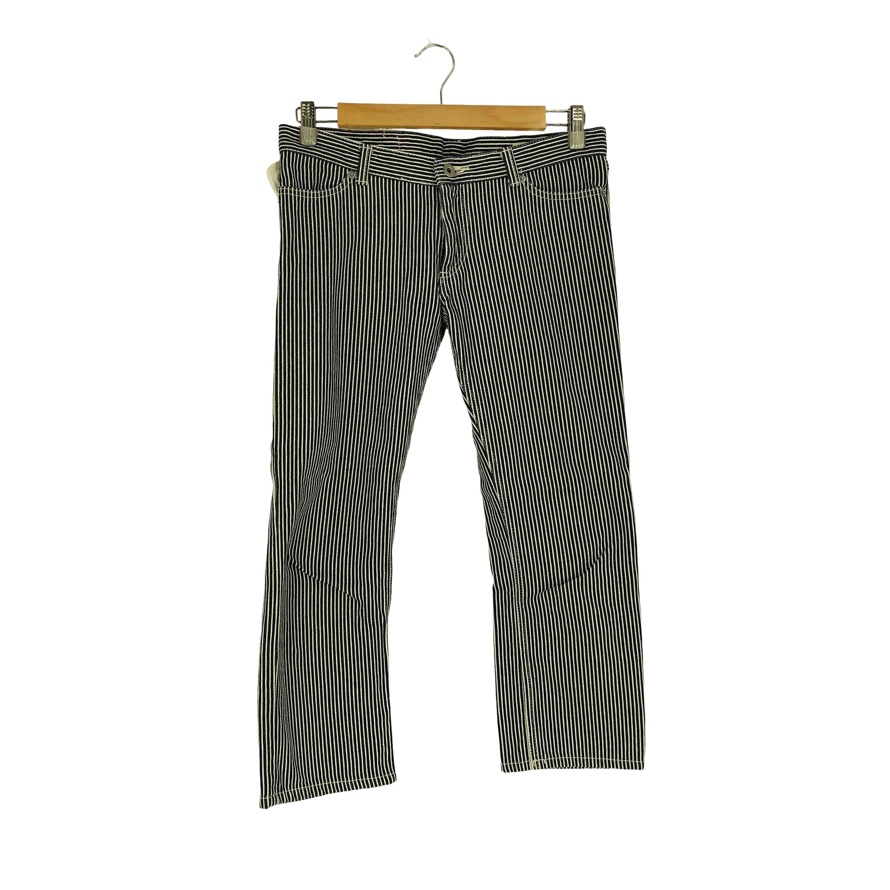 STUDIO ORIBE(スタジオオリベ) ストライプ クロップドパンツ メンズ JPN：2 【中古】【ブランド古着バズストア】