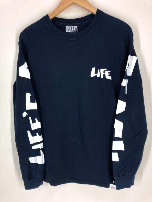 lifes a beach（ライフズアビーチ） クルーネックTシャツ ロングスリーブ メンズ トップス Tシャツ・カットソー