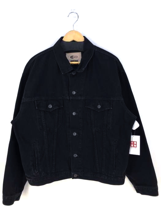 USED古着(ユーズドフルギ) international denim バックロゴ刺繍デニムジャケット メンズ  L