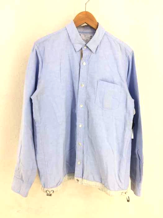 Sacai(サカイ) 17SS 裾ドローコードオックスフォードボタンダウンシャツ メンズ JPN:3