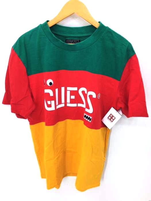 GUESS(ゲス) jbalvin ボーダーTシャツ メンズ JPN：M