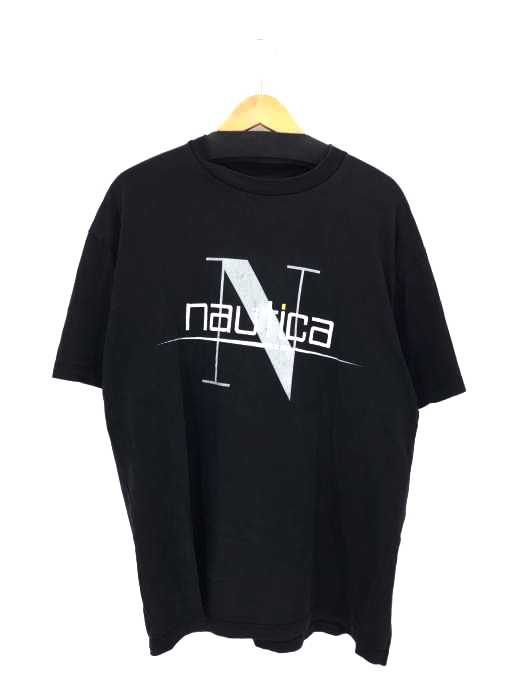 NAUTICA(ノーティカ) USA製ロゴプリントコットンTEE メンズ import:M