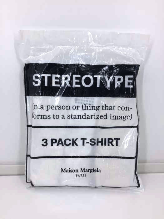 Maison Margiela(メゾンマルジェラ) ステレオ 3PパックTシャツ メンズ JPN：XL