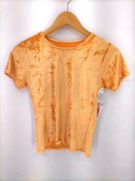 Ray BEAMS(レイビームス)  ストレッチ ベロア Tシャツ レディース 表記無